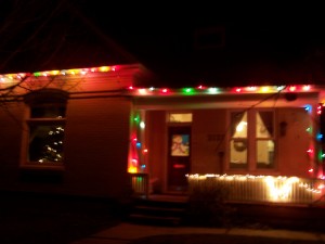Yay for lights outside!