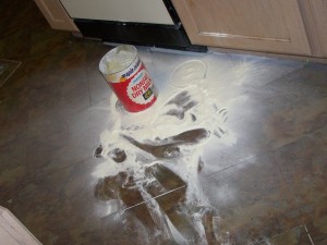 The mess.