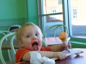 all the better to lick it with, my dear.